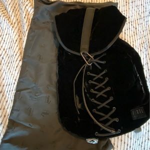 FENTY X PUMA Large Black Velvet Backpack